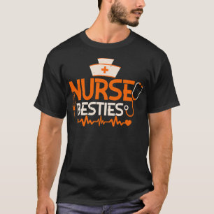 T-shirt Infirmière Besties Infirmière Étudiante en soins i