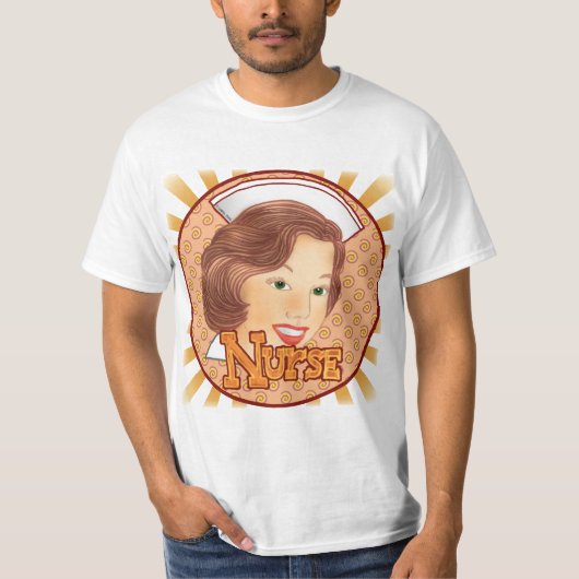 T-shirt infirmière Brown (Devant)