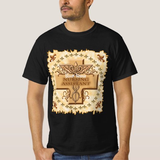 T-shirt Infirmière Caduceus (Devant)