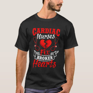 T-shirt Infirmière Cardiac Rn Cardiologie Praticien Répare