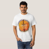 T-shirt Infirmière cardiaque Caducée (Devant entier)