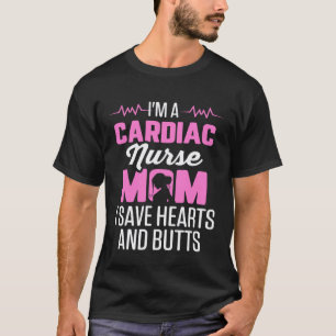T-shirt Infirmière cardiaque maman cardiologie Je sauve le