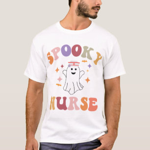 T-shirt Infirmière Chemise Halloween - Infirmière Éffrayan