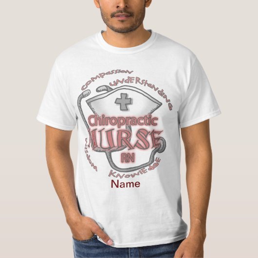 T-shirt Infirmière chiropratique (Devant)