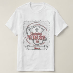 T-shirt Infirmière chrétienne axiom