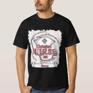 T-shirt Infirmière chrétienne axiom