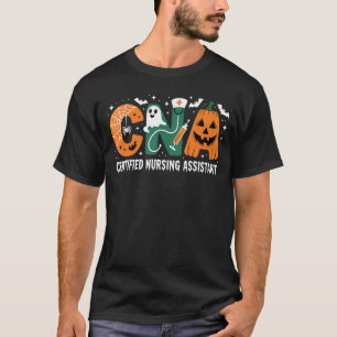 T-shirt Infirmière CNA Halloween Citrouille Halloween Infi