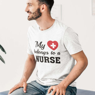 T-shirt Infirmière Coeur Appartient