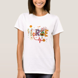 T-shirt Infirmière Costume Halloween Stethoscope Pump puls