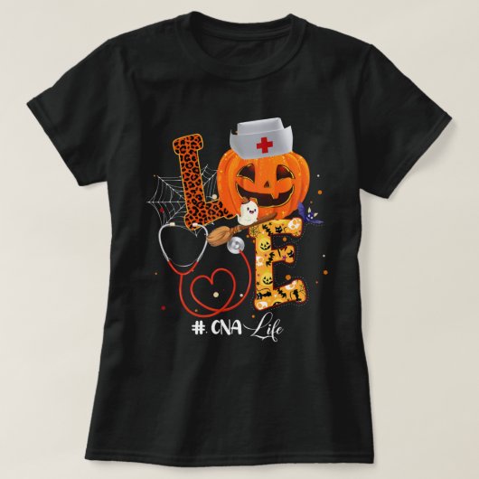 T-shirt Infirmière Costumes Halloween pour les femmes avec (Design devant)