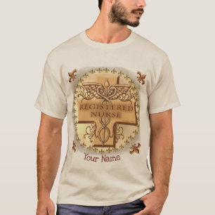 T-shirt Infirmière Cross Caduceus RN