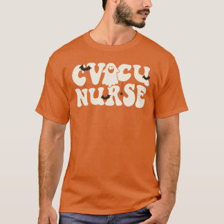 T-shirt Infirmière CVICU Halloween Cardiovasculaire ICU In