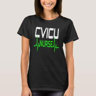 T-shirt Infirmière CVICU Infirmière Cardiac Appréciation I