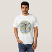 T-shirt Infirmière d'Alaska Caducée (Devant entier)
