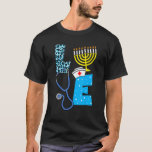 T-shirt Infirmière d'amour Hanoukka Infirmières juives Cha<br><div class="desc">Amour Infirmière Hanoukka Infirmières juives Chanukah PJs Pyjama.</div>