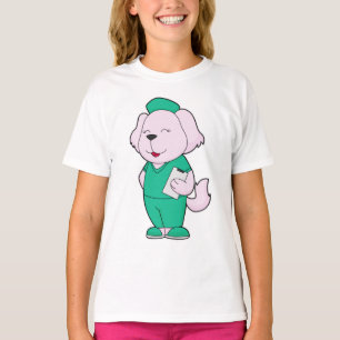 T-shirt Infirmière de chien