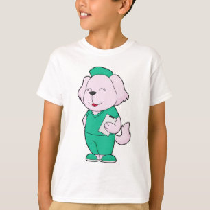 T-shirt Infirmière de chien