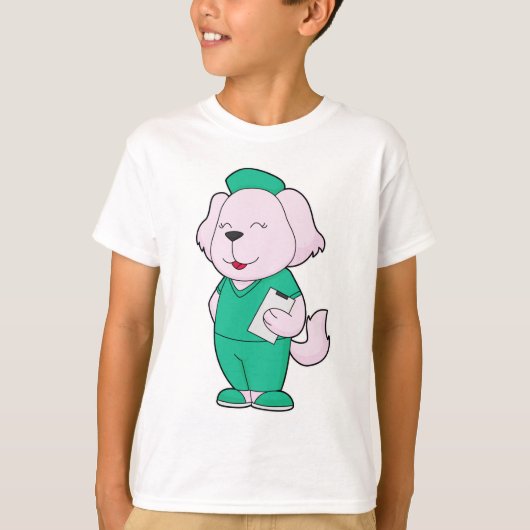 T-shirt Infirmière de chien (Devant)