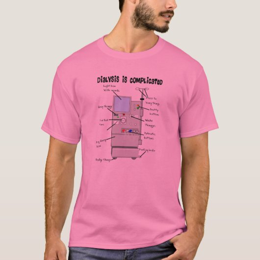 T-shirt Infirmière de dialyse/cadeaux drôles de (Devant)