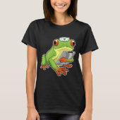 T-shirt Infirmière de grenouille (Devant)