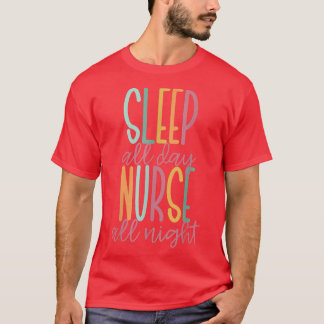 T-shirt Infirmière de jour et de nuit 