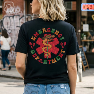 T-shirt Infirmière de la fête du département d'urgence du 