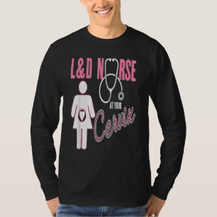 T-shirt Infirmière de la main-d'oeuvre et de la livraison