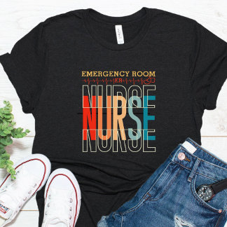 T-shirt Infirmière de la salle d'urgence vintage