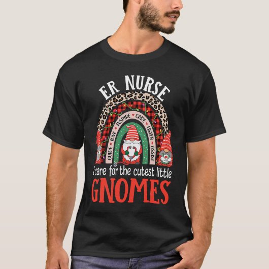 T-shirt infirmière de l'État-major de Noël (Devant)