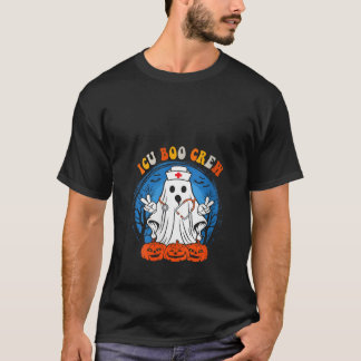 T-shirt Infirmière de l'ICU Boo Équipage Fantôme Infirmièr
