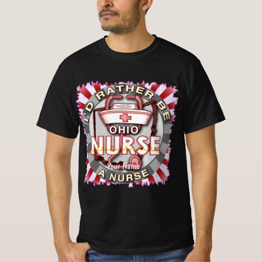 T-shirt infirmière de l'Ohio (Devant)