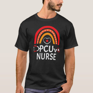 T-shirt Infirmière de l'unité de soins progressifs Pcu Urg