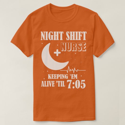 T-shirt Infirmière de nuit (Design devant)