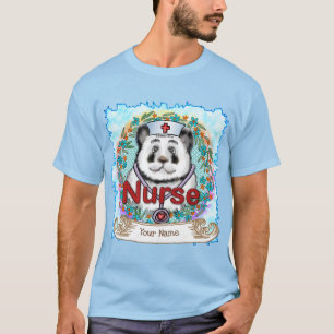 T-shirt infirmière de Panda