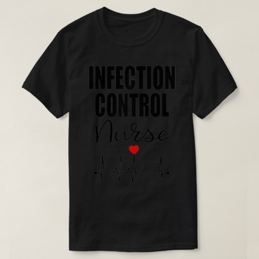 T-shirt Infirmière de prévention des infections (Design devant)