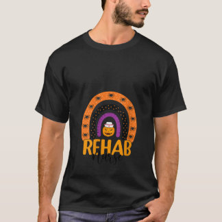 T-shirt Infirmière de réadaptation Halloween Pumpki