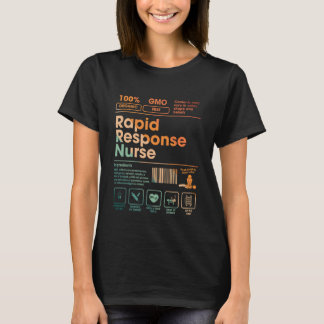 T-shirt Infirmière de réponse rapide Soins infirmiers RN I