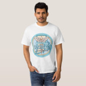 T-shirt Infirmière de Rhode Island Caducée (Devant entier)