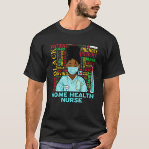 T-shirt Infirmière de santé Africaine Américaine Femmes No