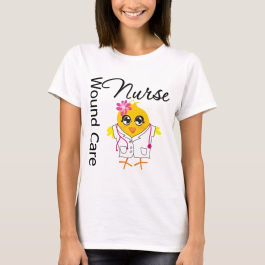 T-shirt Infirmière de soin de blessure du poussin v2 (Devant)