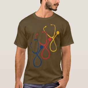 T-shirt Infirmière de stéthoscope