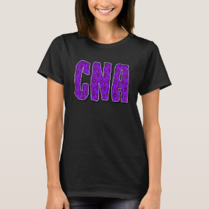 T-shirt Infirmière d'Halloween Papier peint hanté CNA Espr