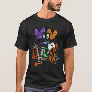 T-shirt Infirmière d'Halloween Soins infirmiers Cute Trava