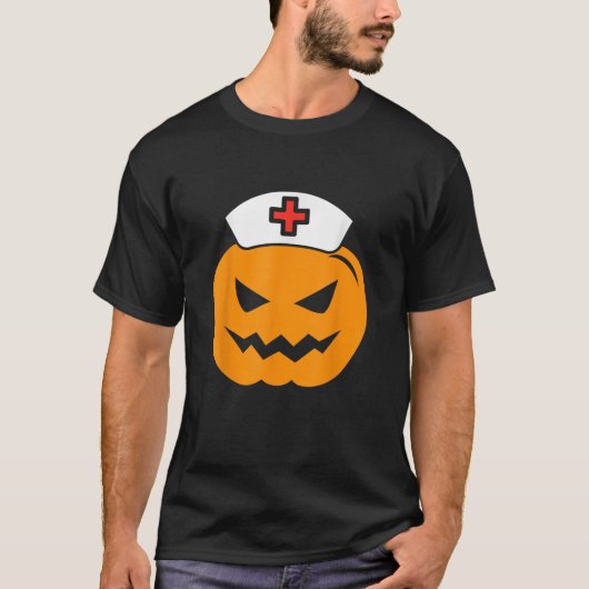 T-shirt Infirmière d'Halloween Soins infirmiers Cute Trava (Devant)