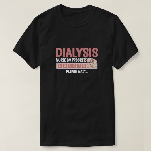 T-shirt Infirmière dialyse en cours - Néphrologie future (Design devant)
