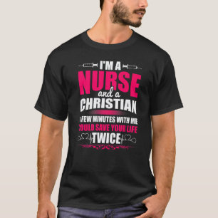 T-shirt Infirmière diplômée chrétienne cool Rn Lvn Cna