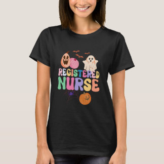 T-shirt Infirmière Diplômée Fantôme Costume Halloween Épou