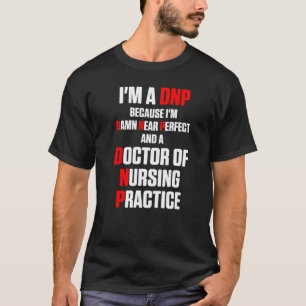 T-shirt Infirmière Dnp Doctorat De Pratique Infirmière Rn