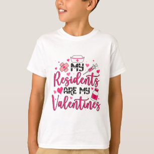 T-shirt Infirmière Docteur Valentine - Mes Résidents Sont 