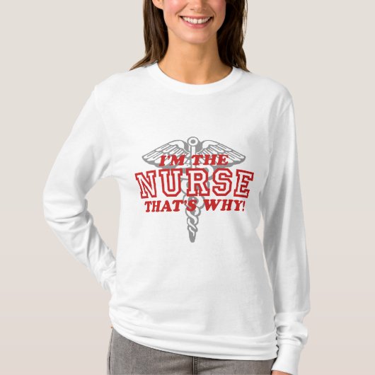 T-shirt Infirmière drôle (Devant)